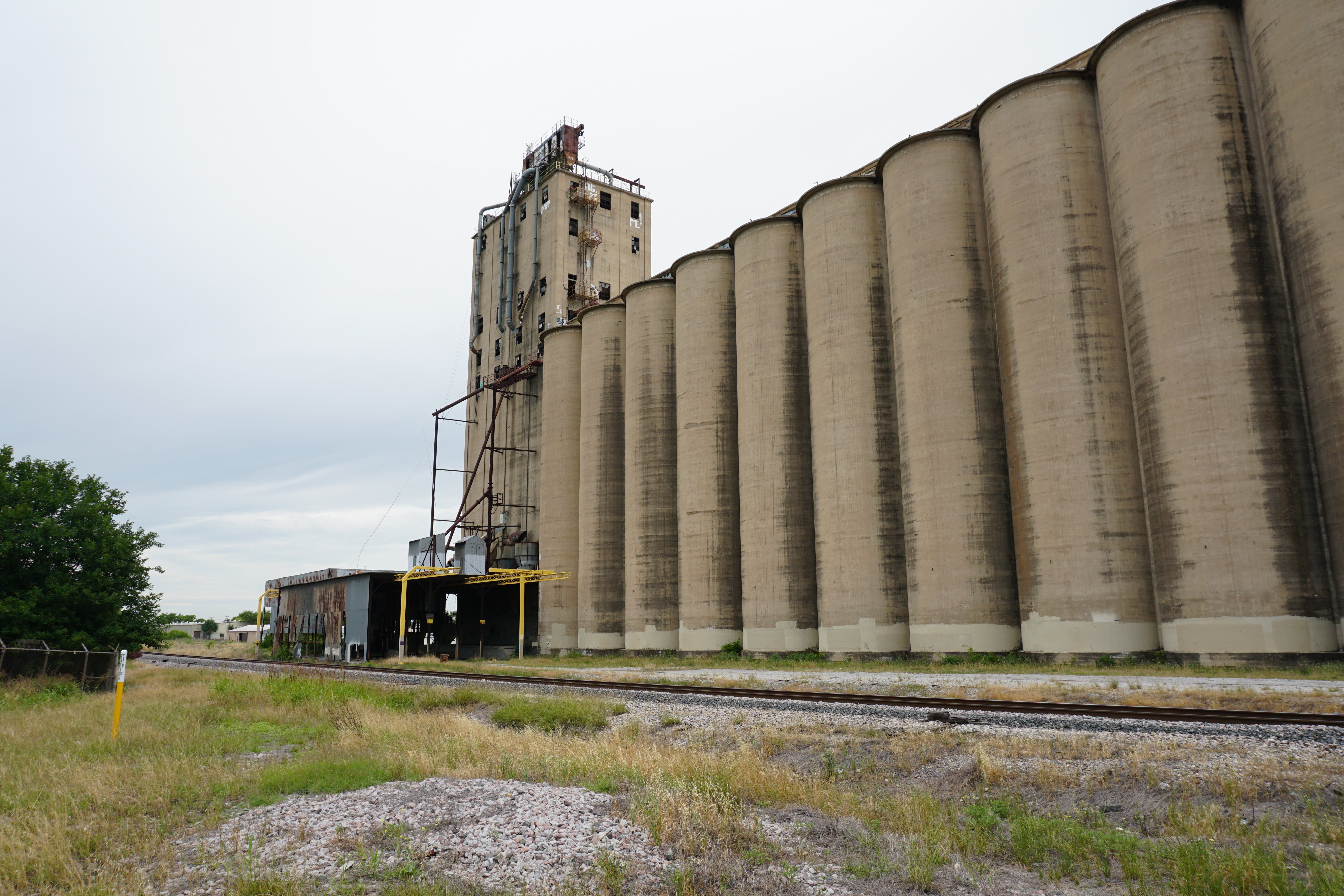 Abandoned grain elevator